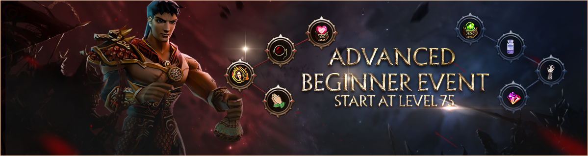 Advanced Beginner Event - Start at level 75 | 16.07