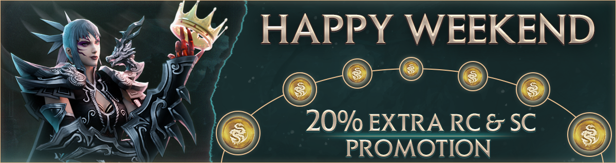 Happy Weekend | 20% Extra RC & SC