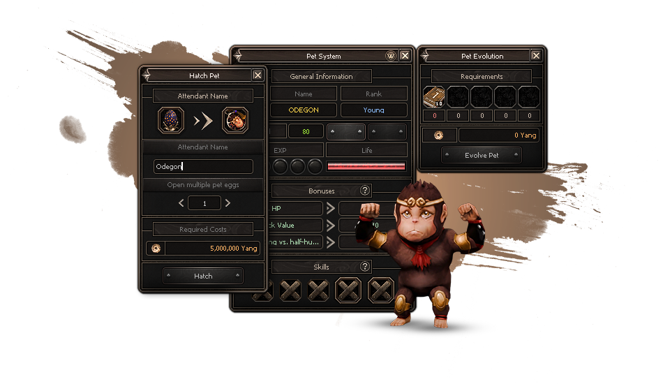 Pet System UI