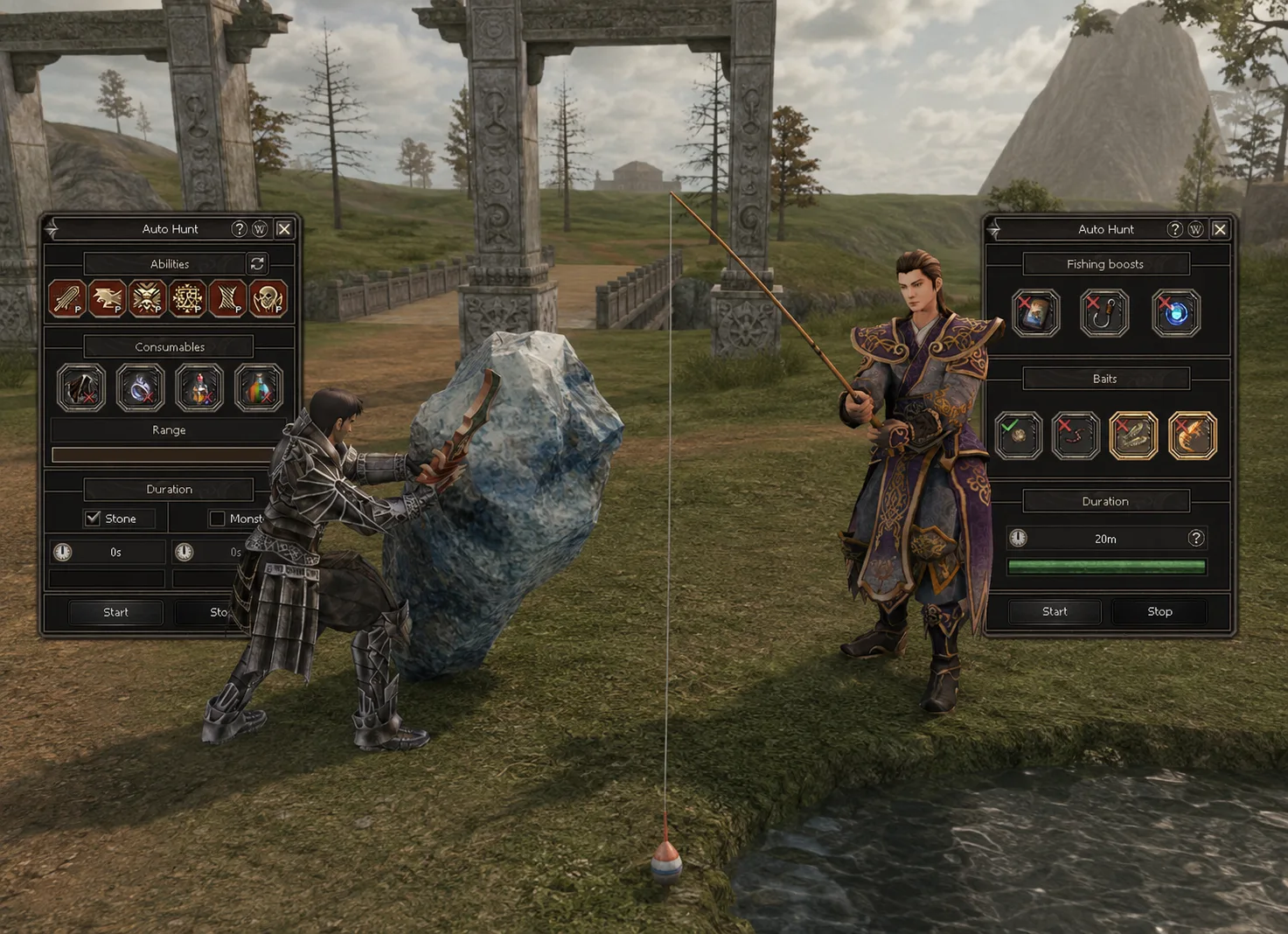 Auto Hunt & Auto Fishing